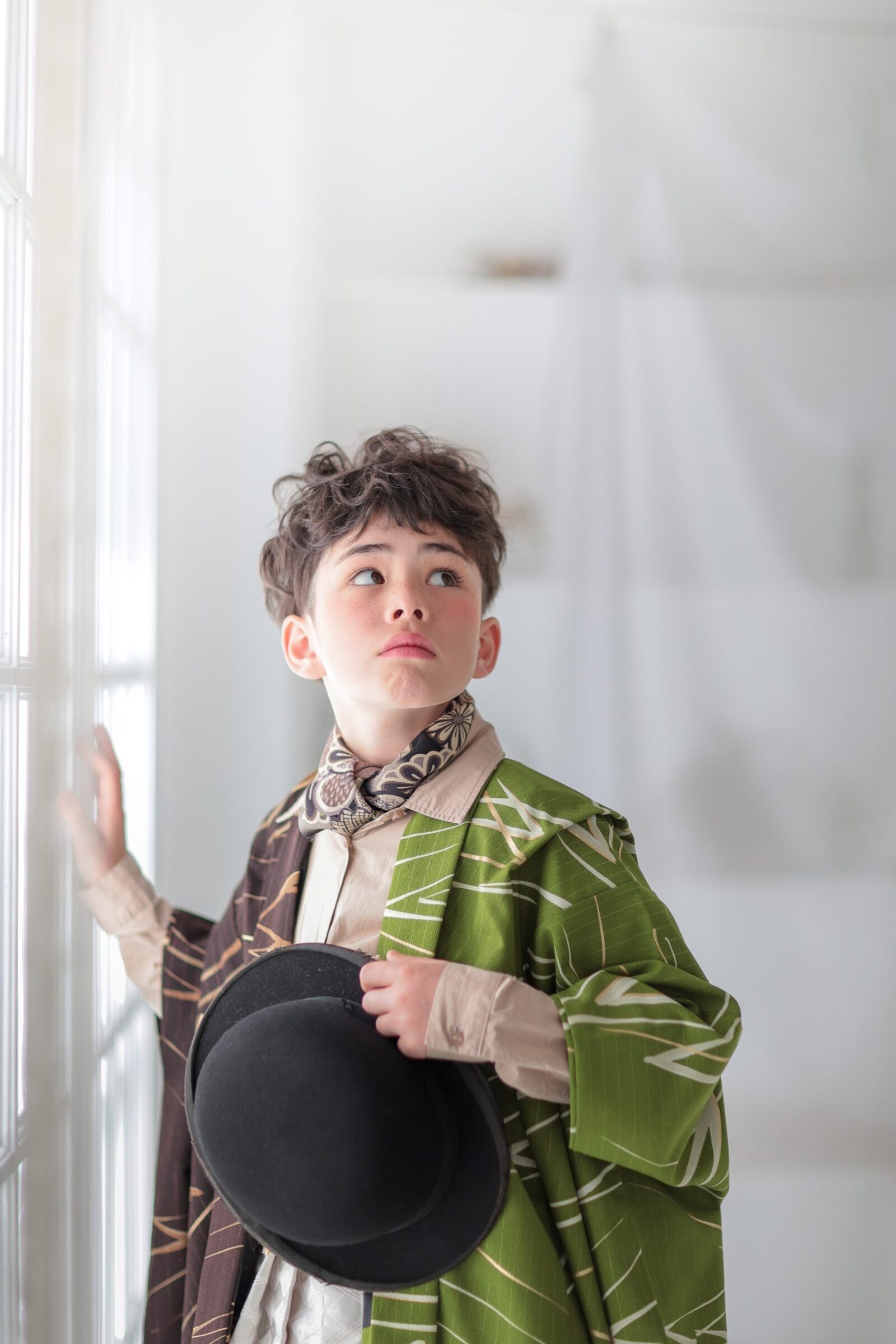 おしゃれなハーフ成人式撮影