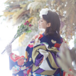 おしゃれな成人式の前撮り写真
